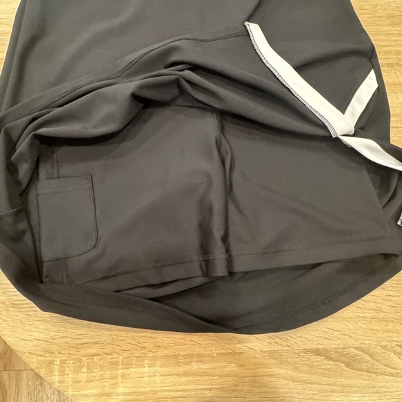 Sage Gray and White Midi Dress - Picture 3 of 7